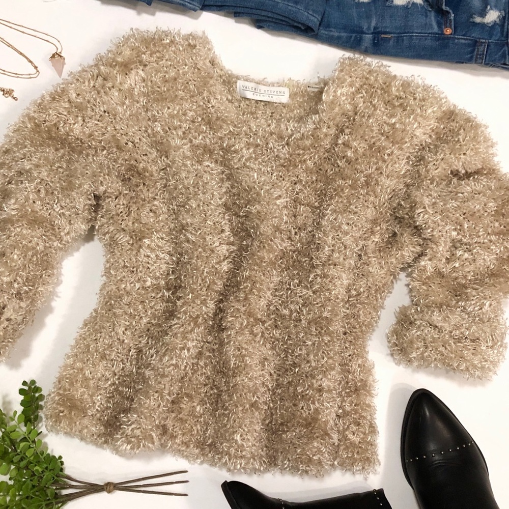 Vintage Valerie Stevens Chenille Sweater